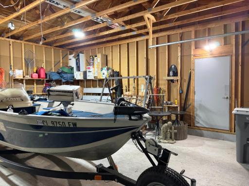 Another angle of the second partition of the garage.