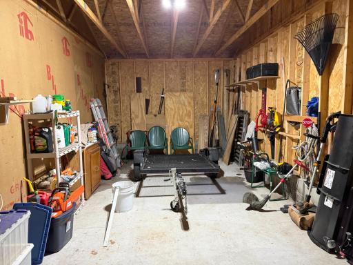 A look at the third partition of the garage.