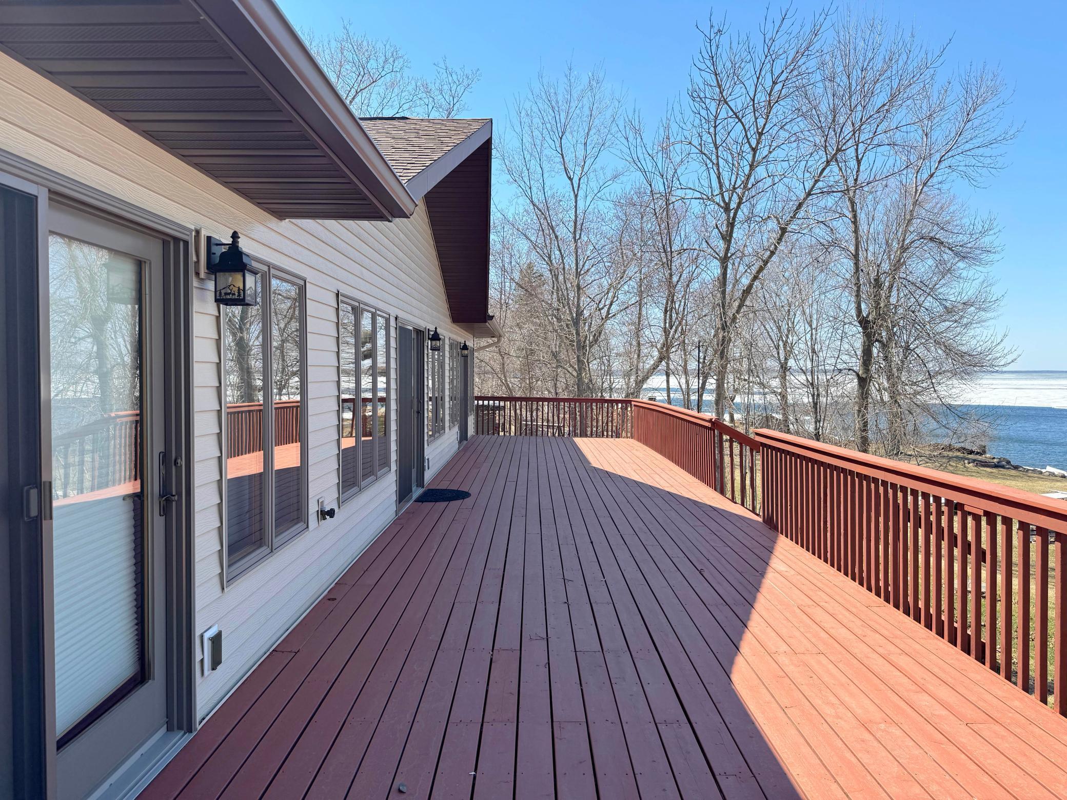 Another angle of the deck.