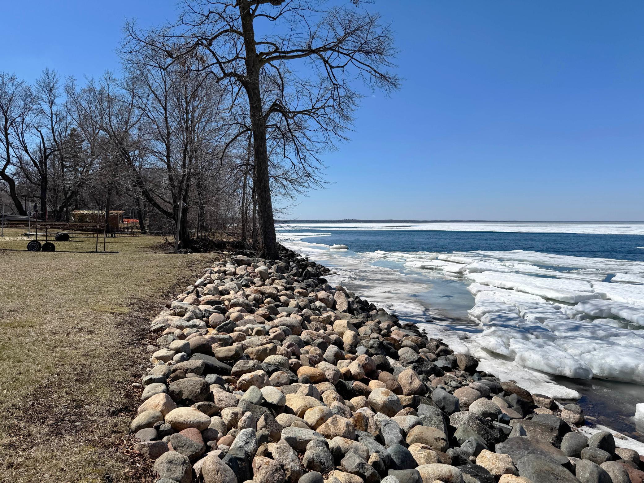 Looking westerly down the shoreline.