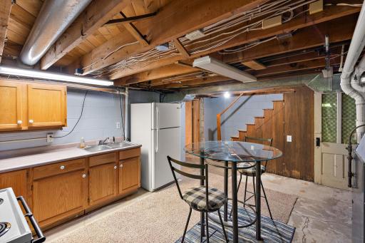 Kitchen area in lower offer so much potential