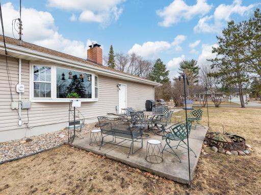 Backyard patio just waiting for the perfect spring day!