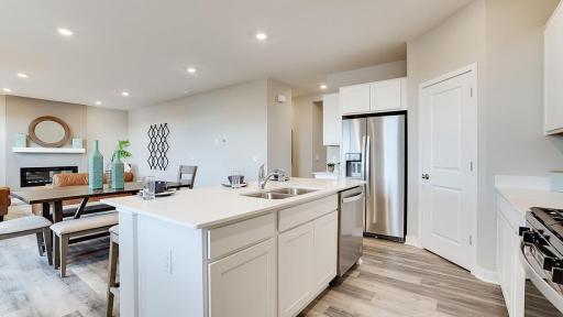 Perfect for entertaining! *Photo is of a model home, colors may vary in actual home.
