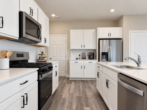 Loads of countertop space for cooking and baking.