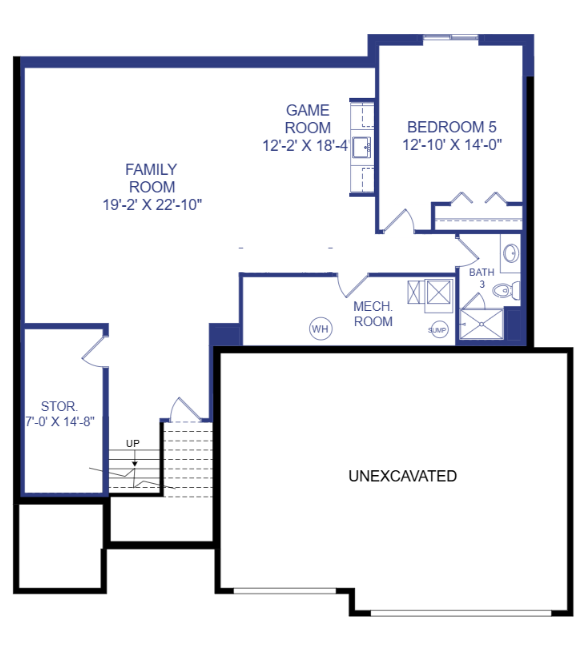 Lower Level Floor Plan
