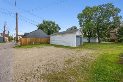 Oversized tandem garage and off street parking