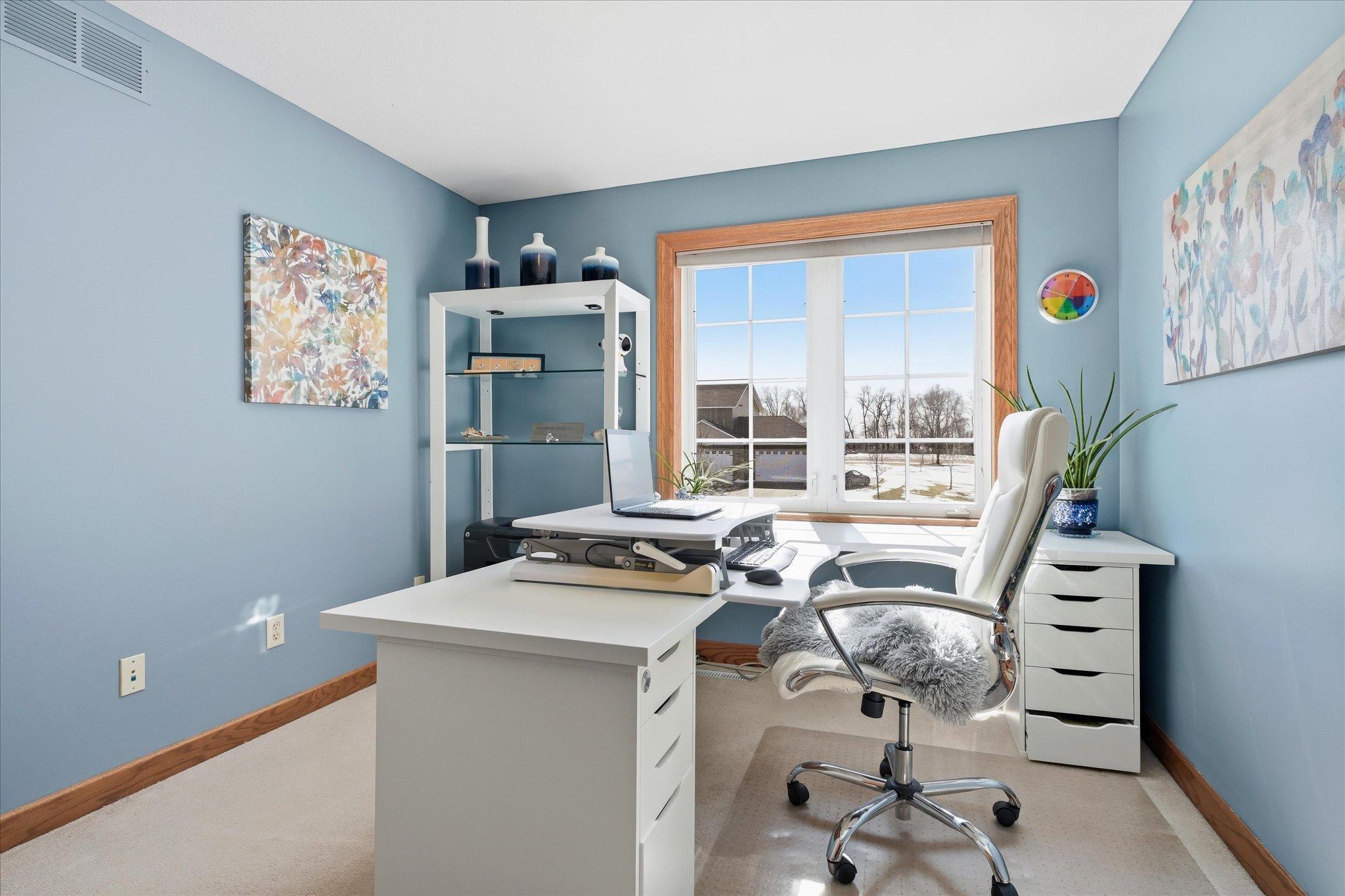 Upper level includes four nicely sized bedrooms, all bright and welcoming with plenty of room to relax.