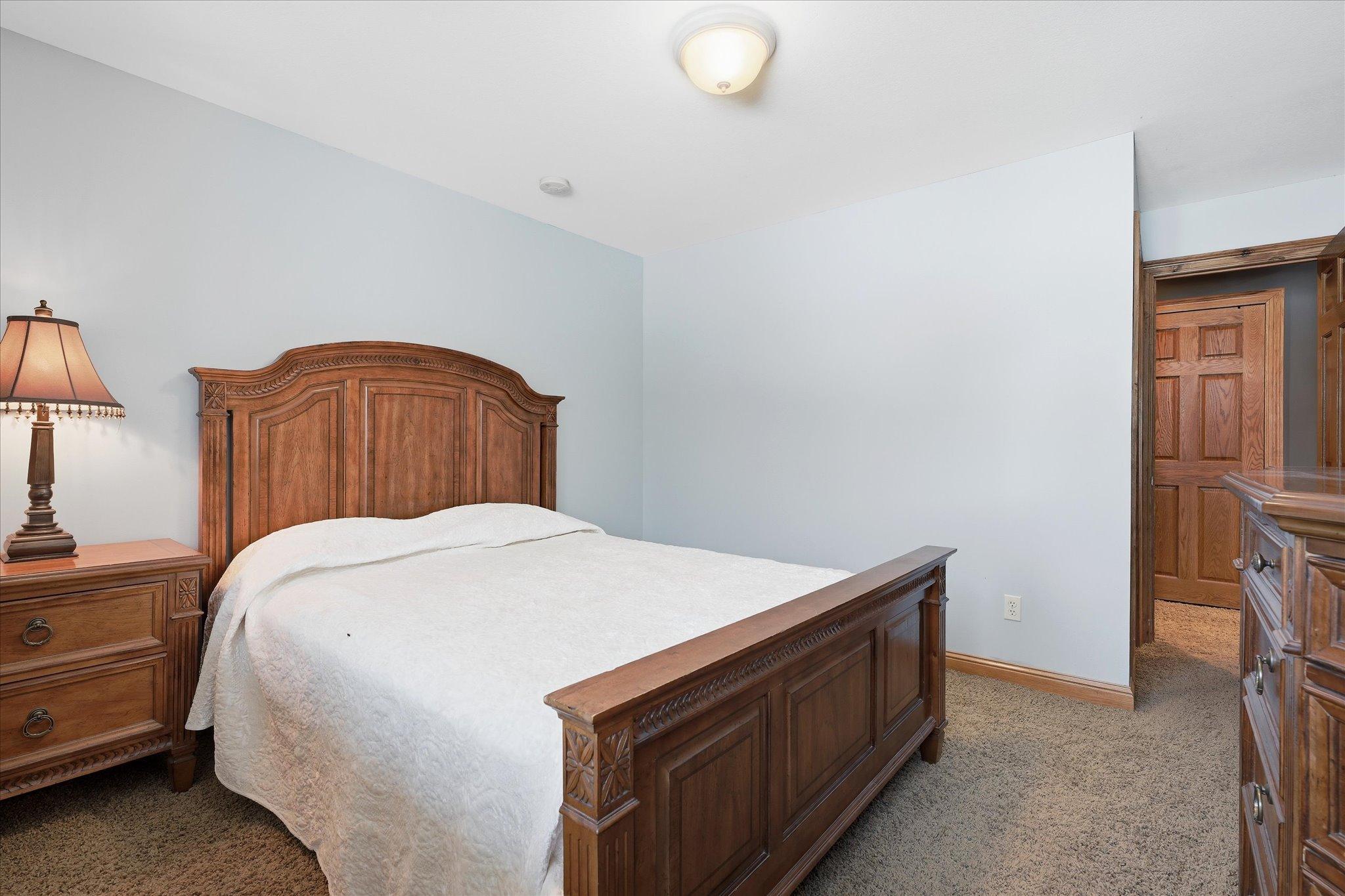 Lower-level fifth bedroom.