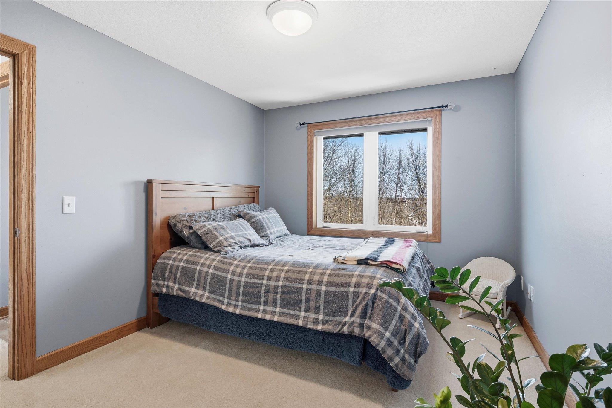Upper level includes four nicely sized bedrooms, all bright and welcoming with plenty of room to relax.