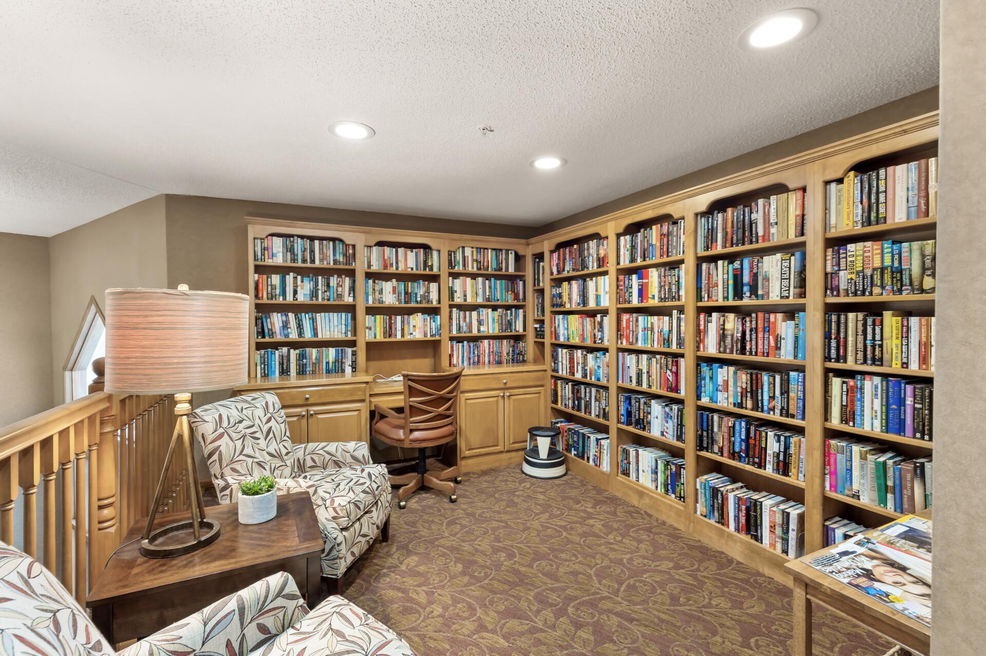 Well-stocked library