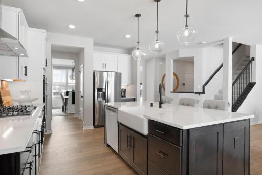 Stunning gourmet kitchen with all the upgrades