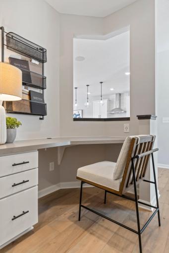 Main floor Pulte Planning Center with open view of main level