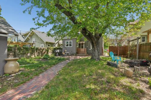Enjoy the natural gardens and fire-pit area for gatherings.