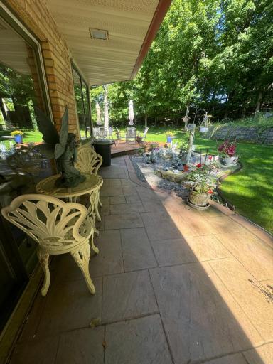 1000 HeritagelaneOronoMNRearStampedConcretepatio/HybridTeaRosegarden