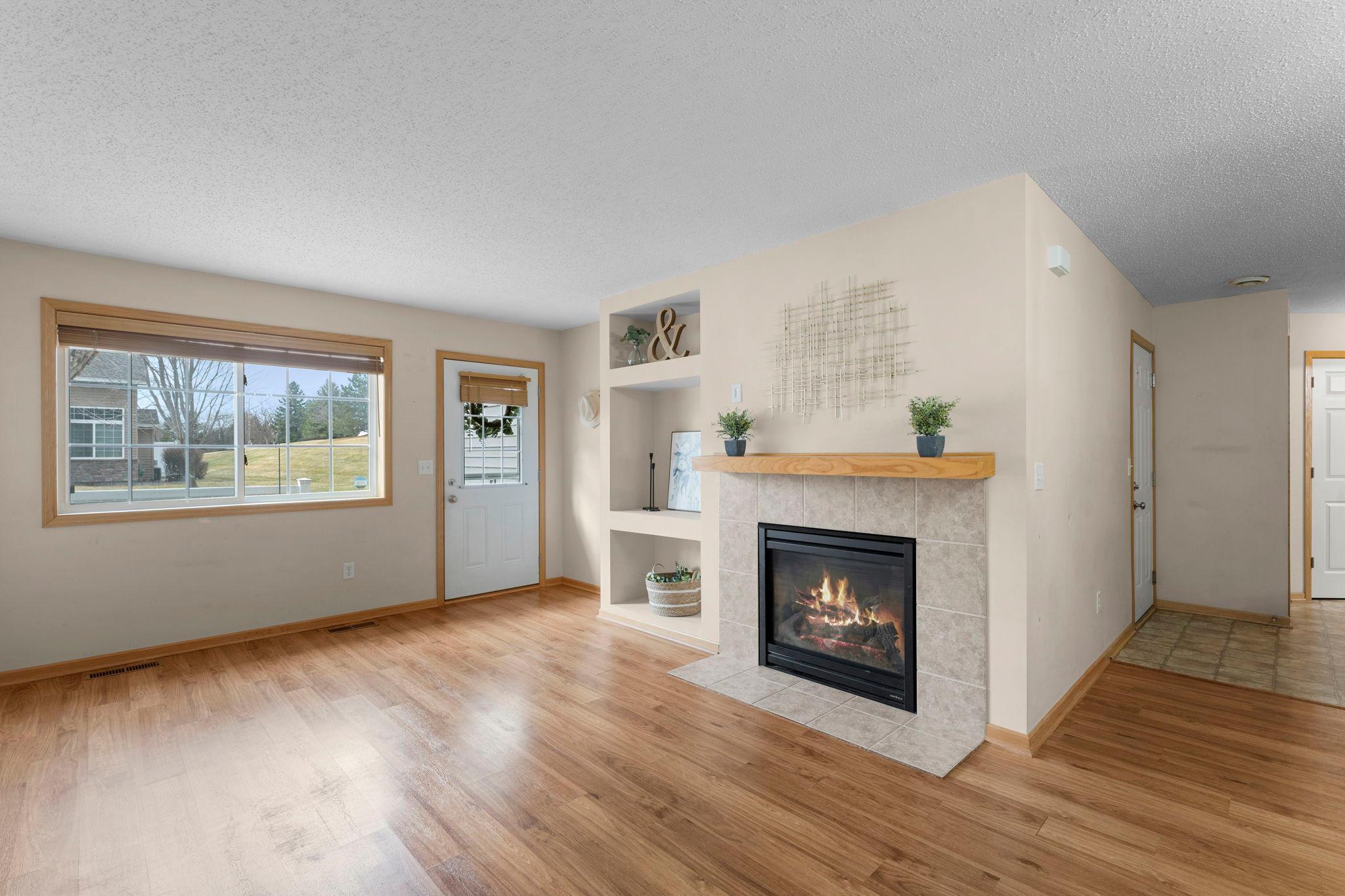 Fireplace with built ins