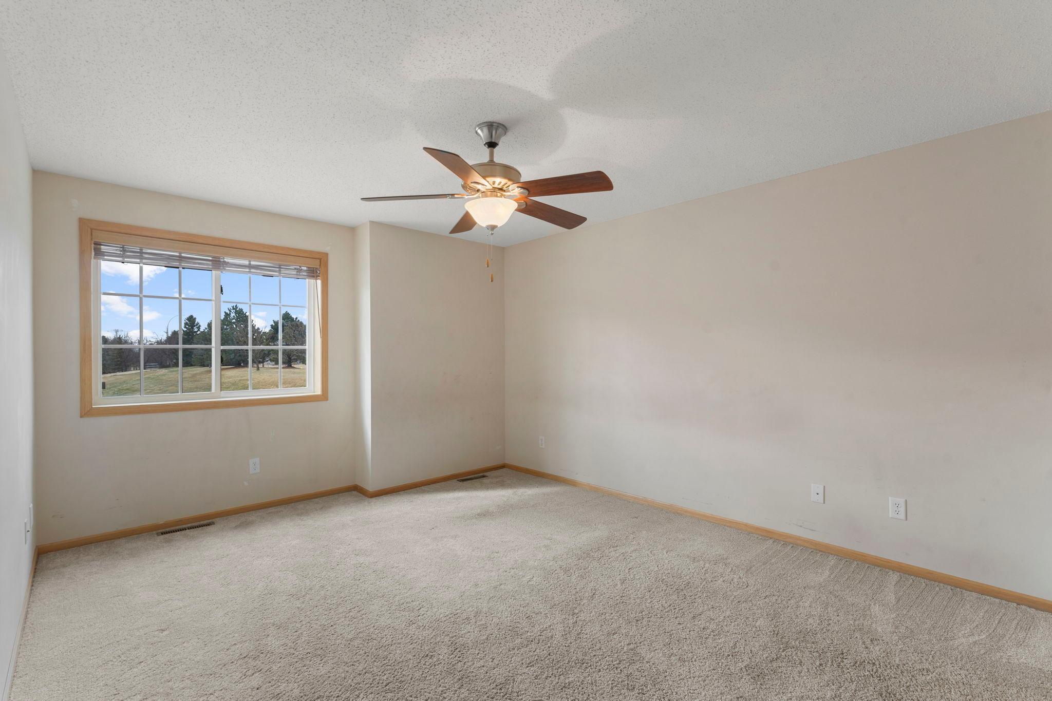 Primary bedroom on upper level