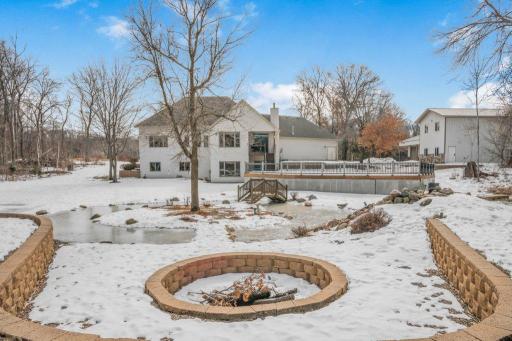 20 acres, with woods, built in pool, built in fire pit, and more!