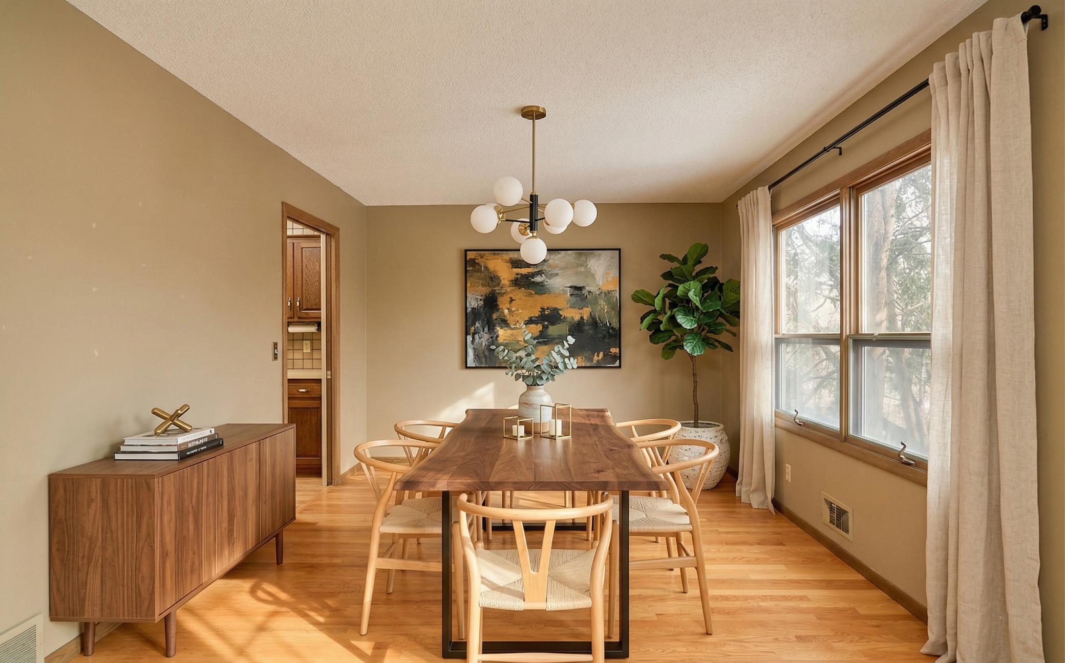 Dining Room - Virtually Rendered