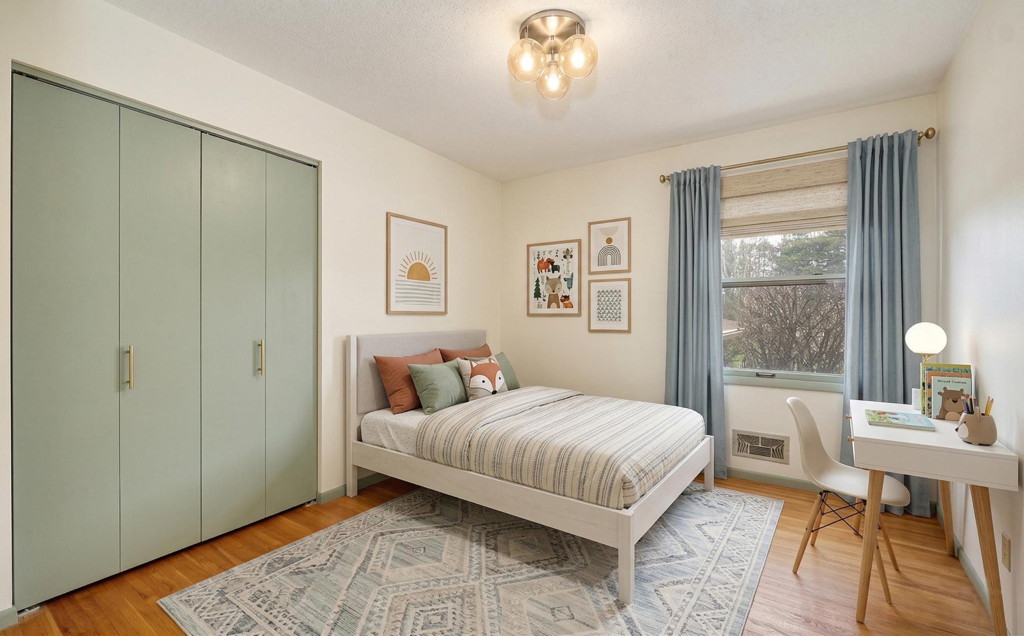 Bedroom #2 - Virtually Rendered