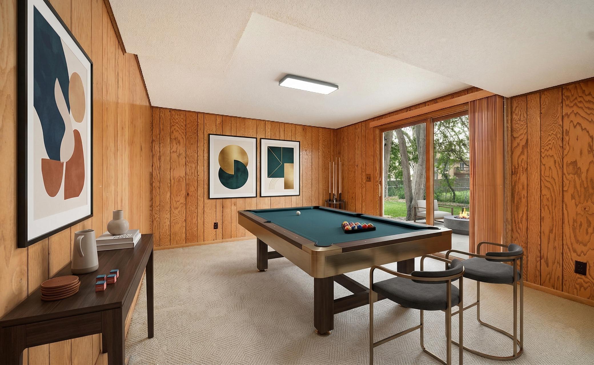 LL Game Room - Virtually Rendered