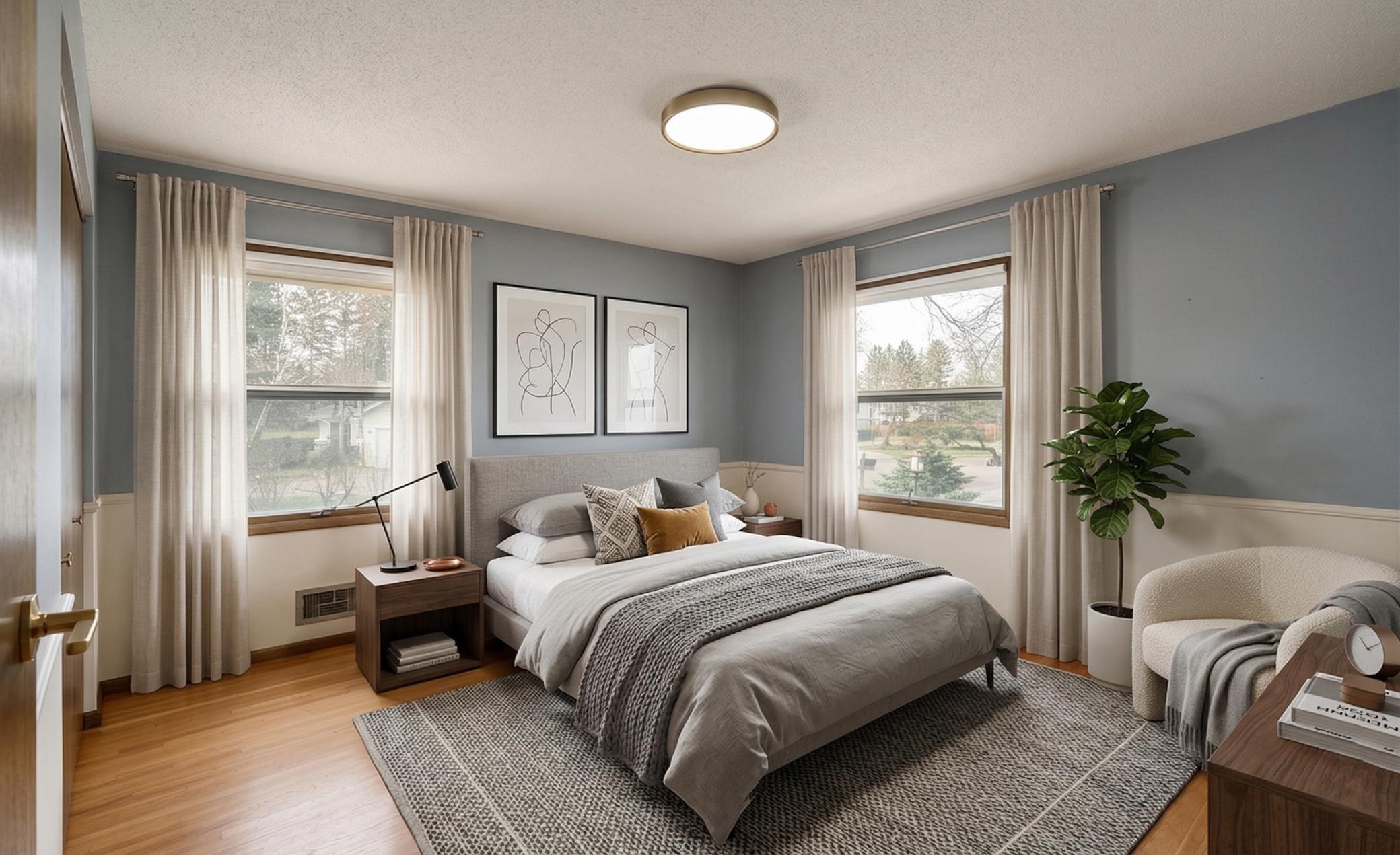 Bedroom #3 - Virtually Rendered