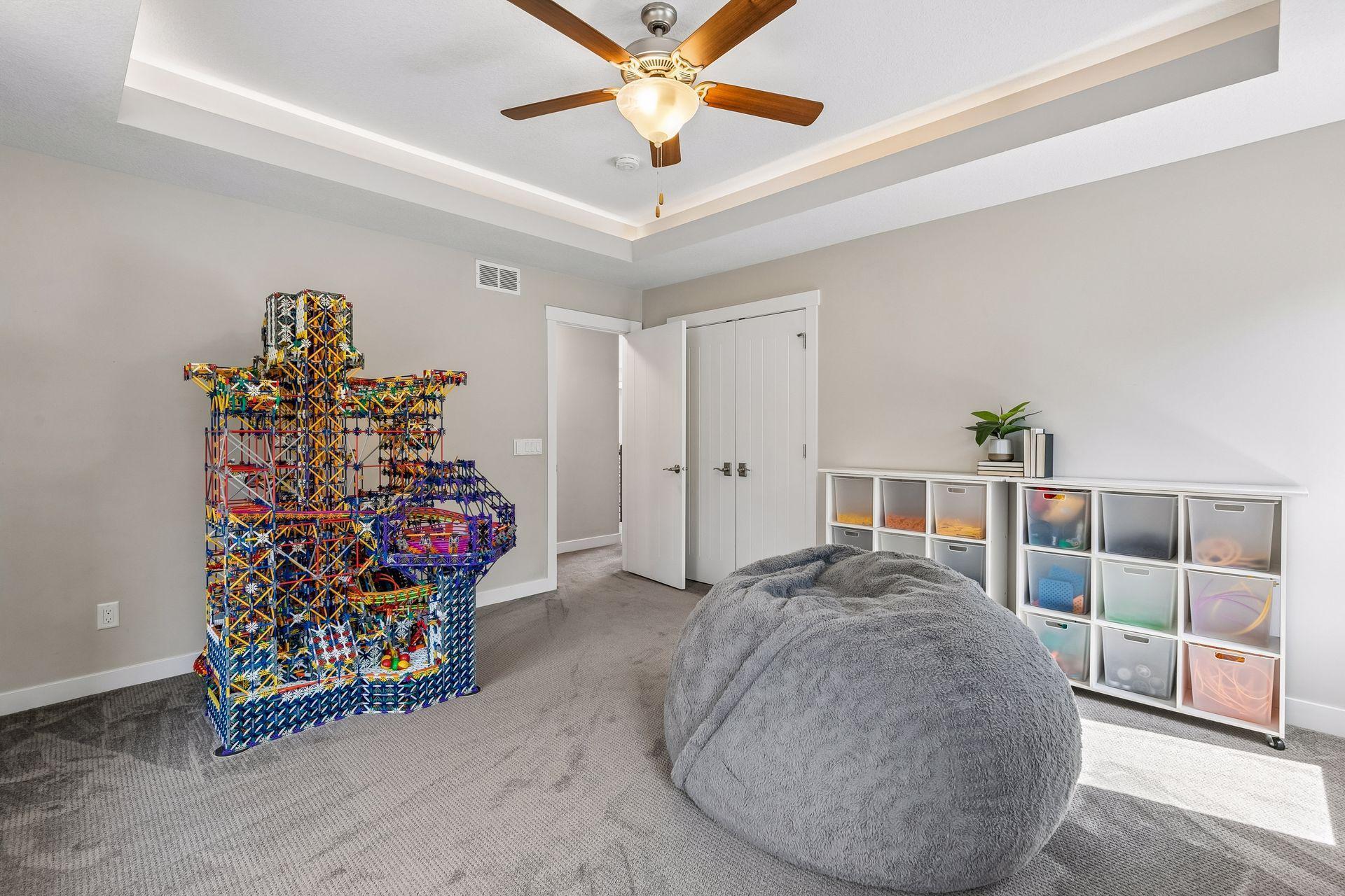 This 2nd bedroom on the upper level is 15' X 15' in size.