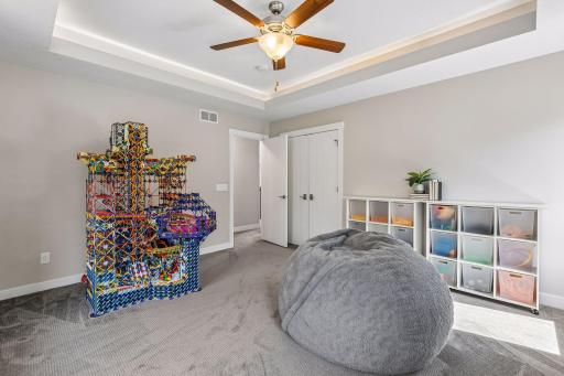 This 2nd bedroom on the upper level is 15' X 15' in size.