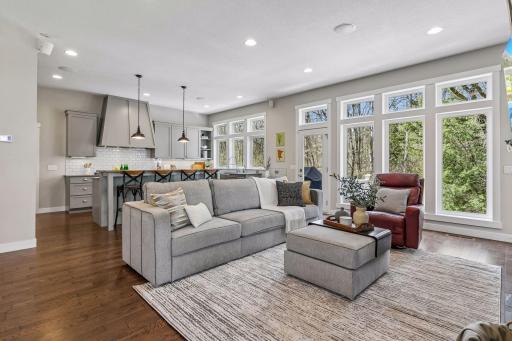 Entertaining is effortless in this open floor plan! And who needs artwork with those views?!?!