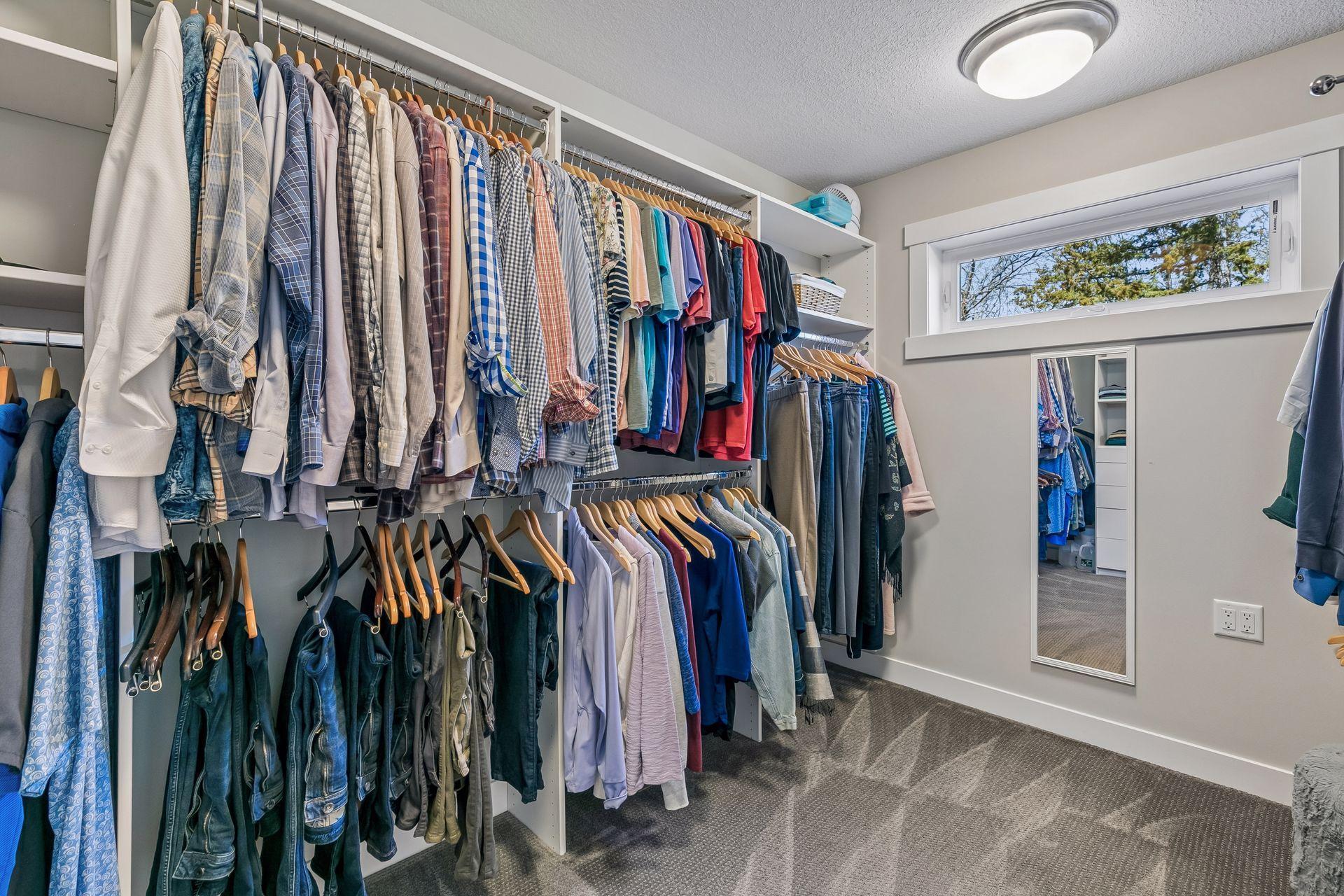 A generously sized walk-in closet completes this Owner's Suite!