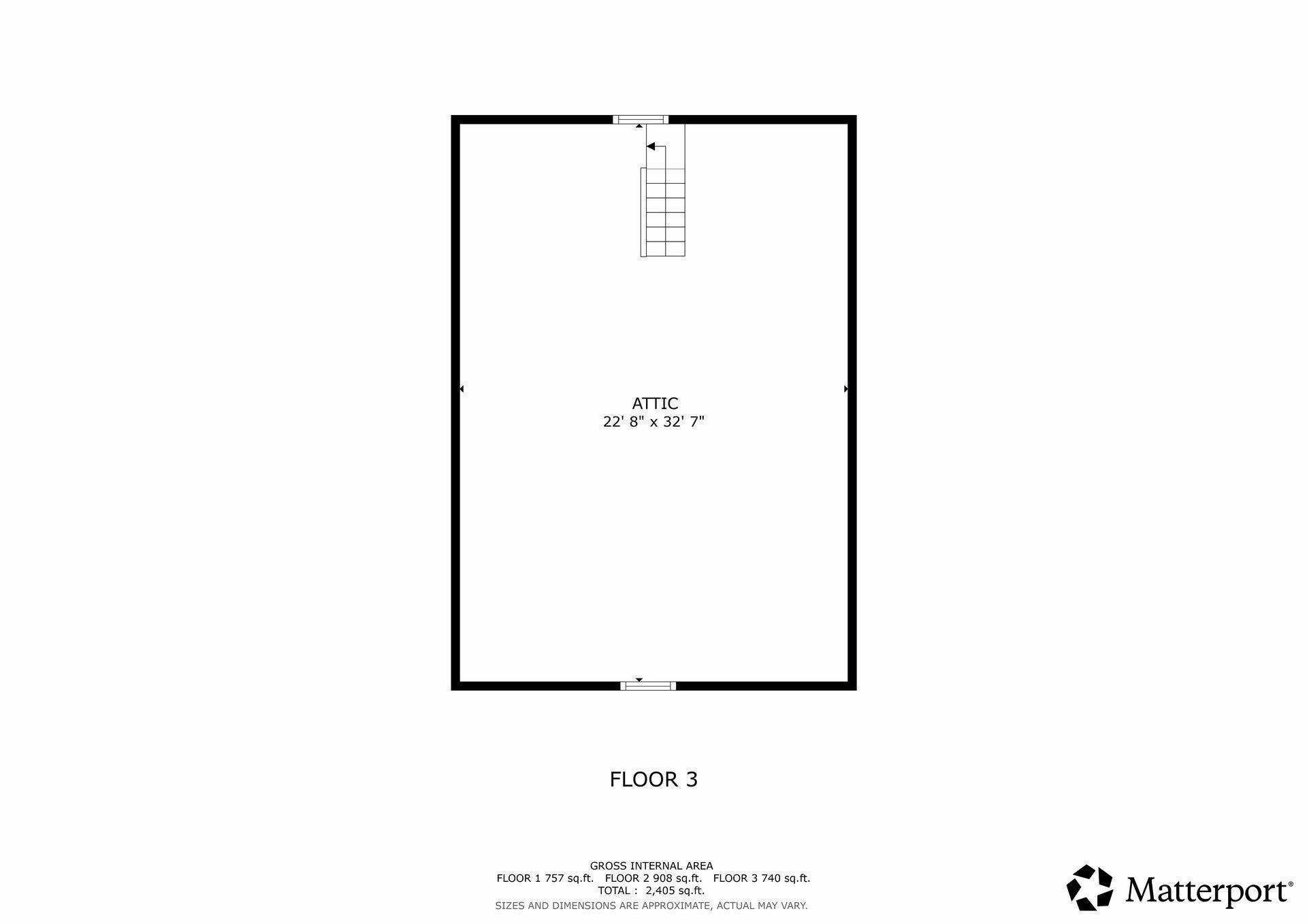 Upper Level Floorplan