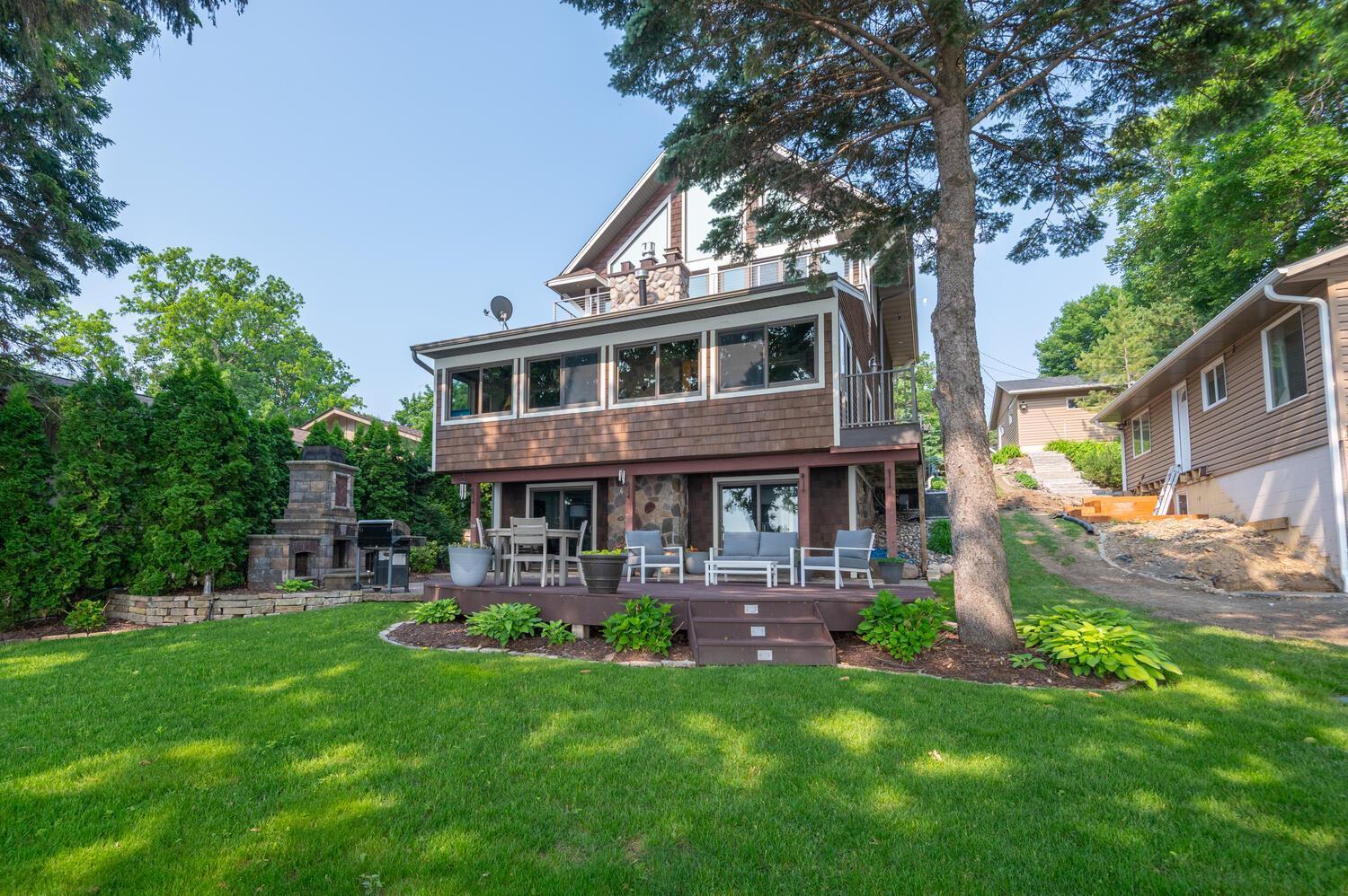 Fantastic entertaining areas with a large deck and patio. The home is beautifully landscaped and maintained. The lawn also has a sprinkler system.