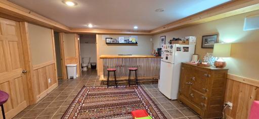 Lower level bar area