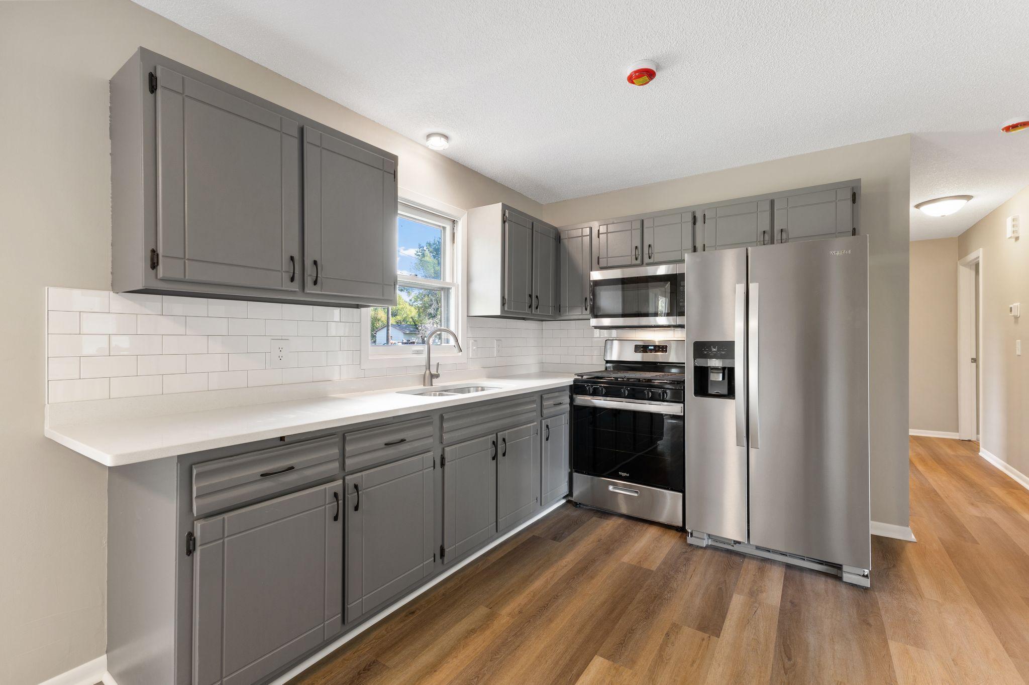 Remodeled kitchen - new appliances
