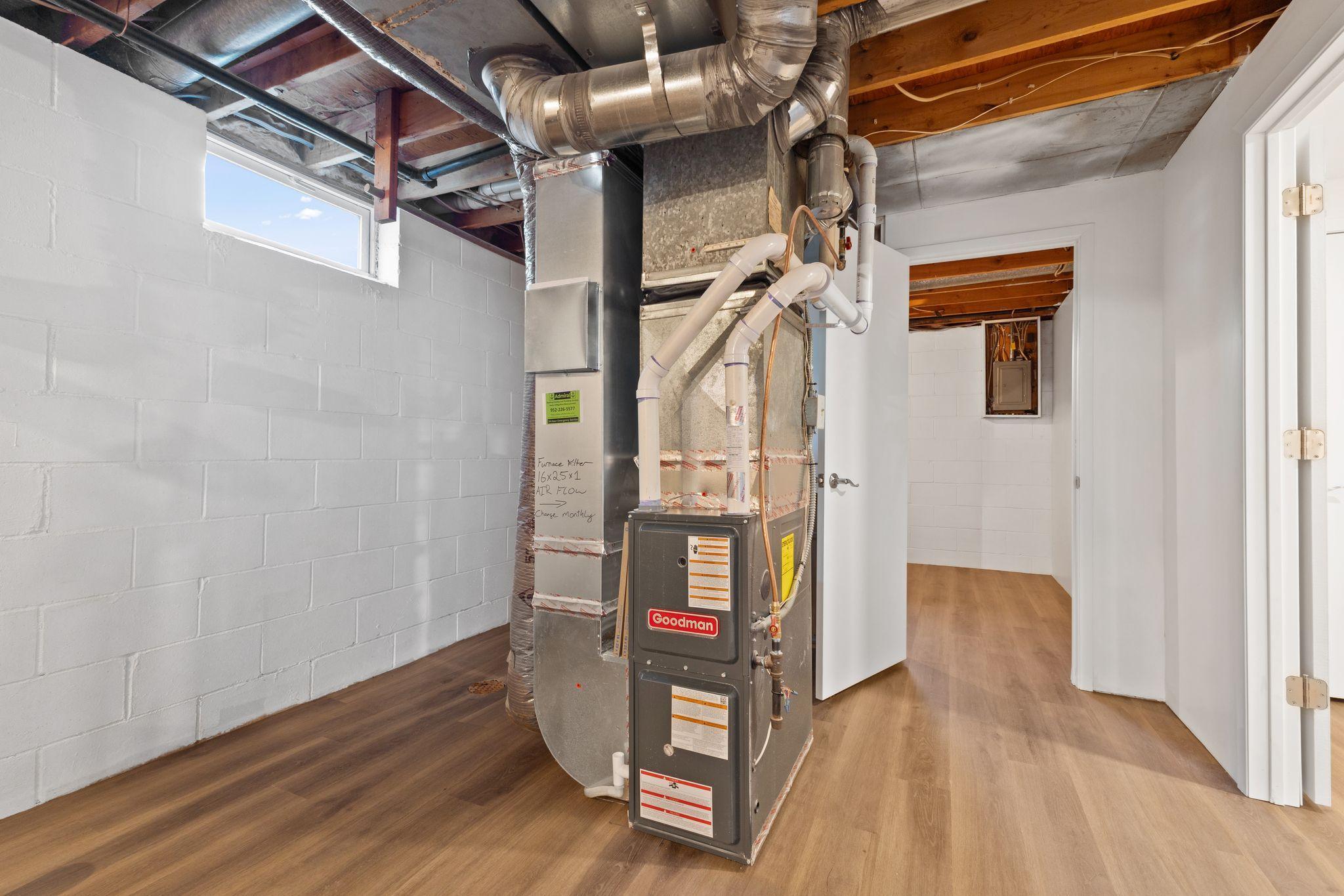 New furnace installed in 2025