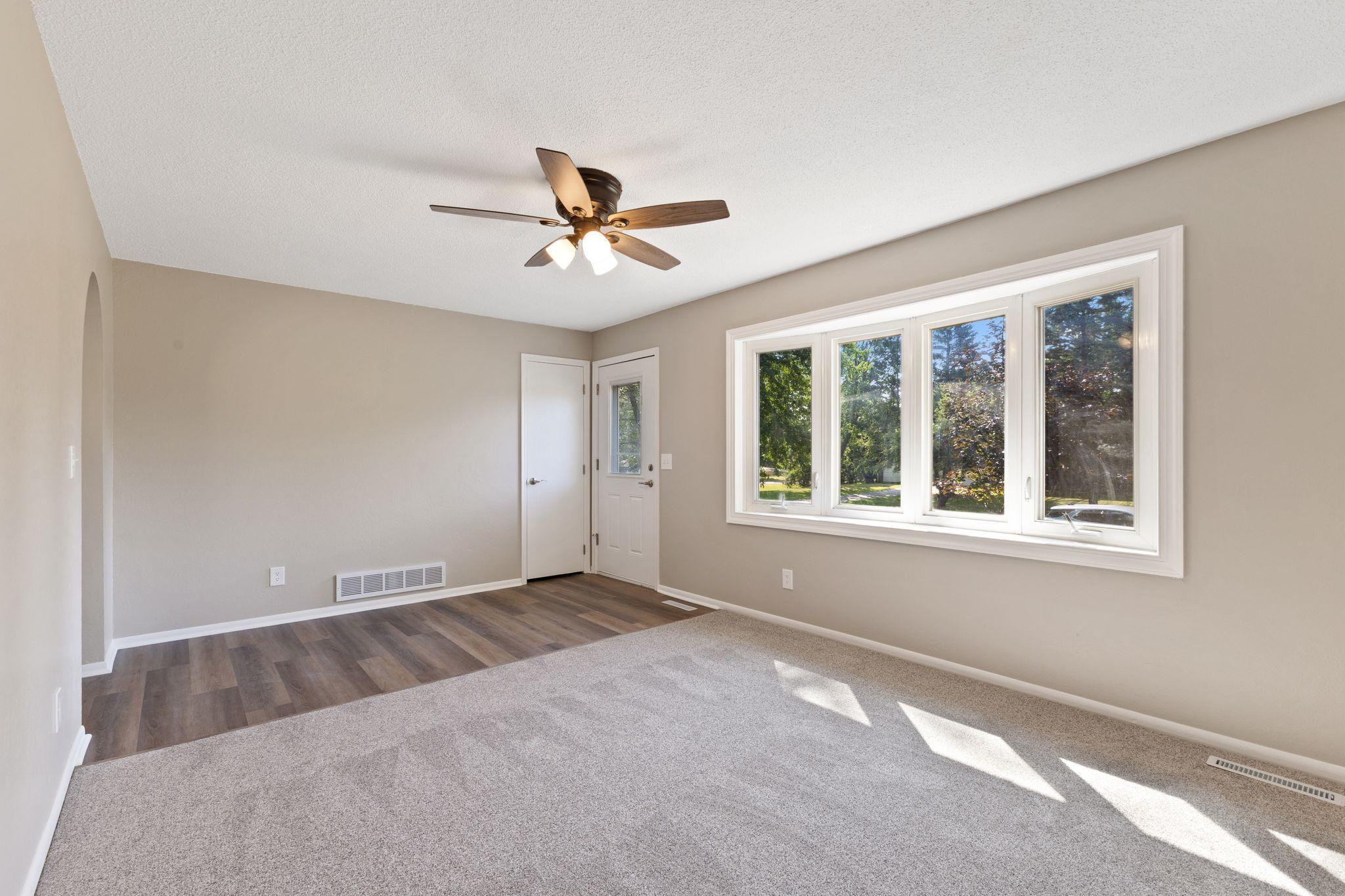 Front door into living space