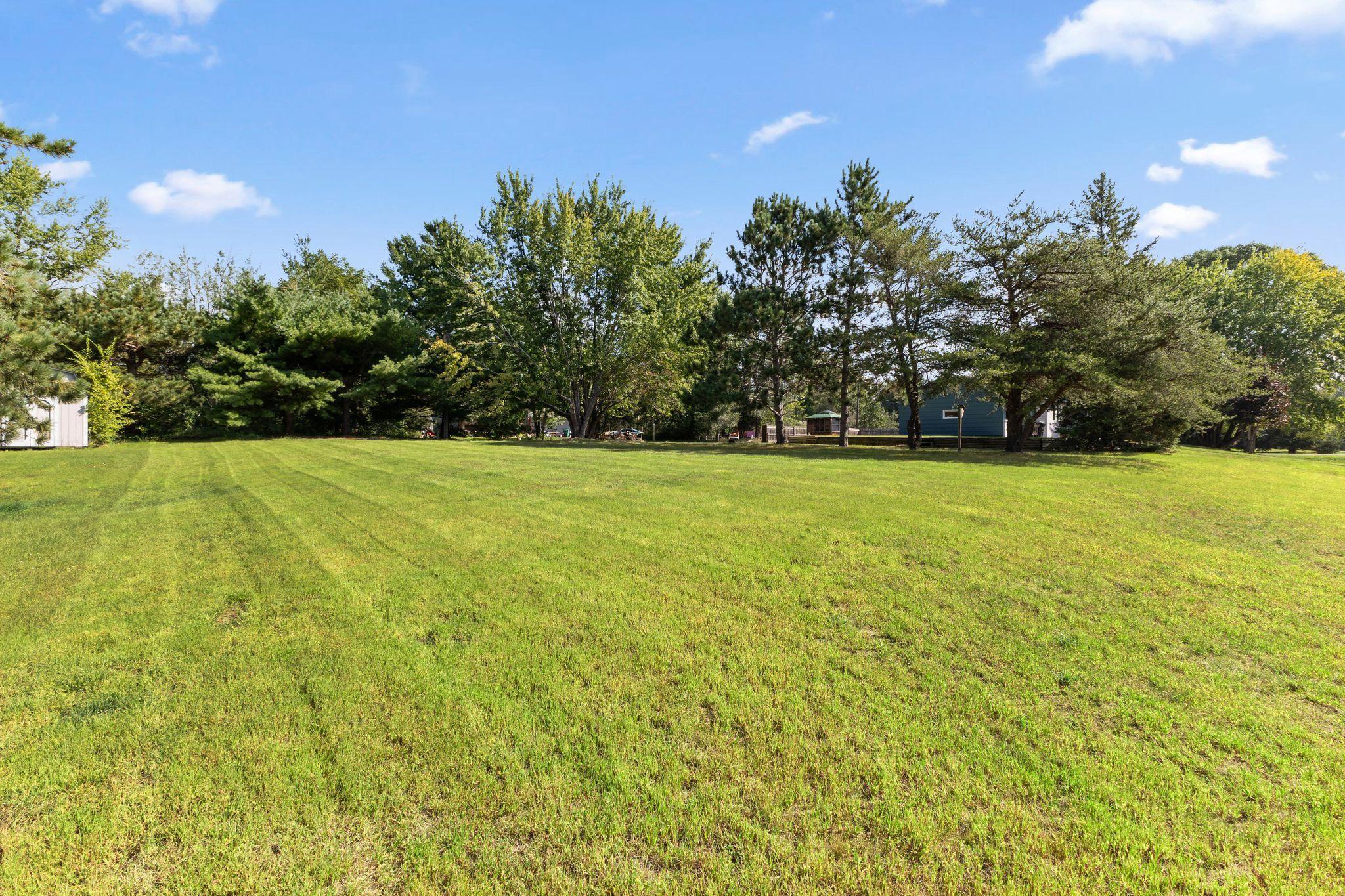 Spacious 1.1 acre yard