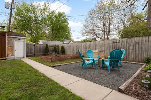 The back yard oasis fit for privacy, entertaining or relaxation...