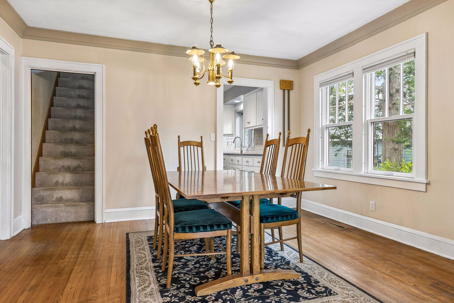 A formal dining room for the times when it's your turn host.