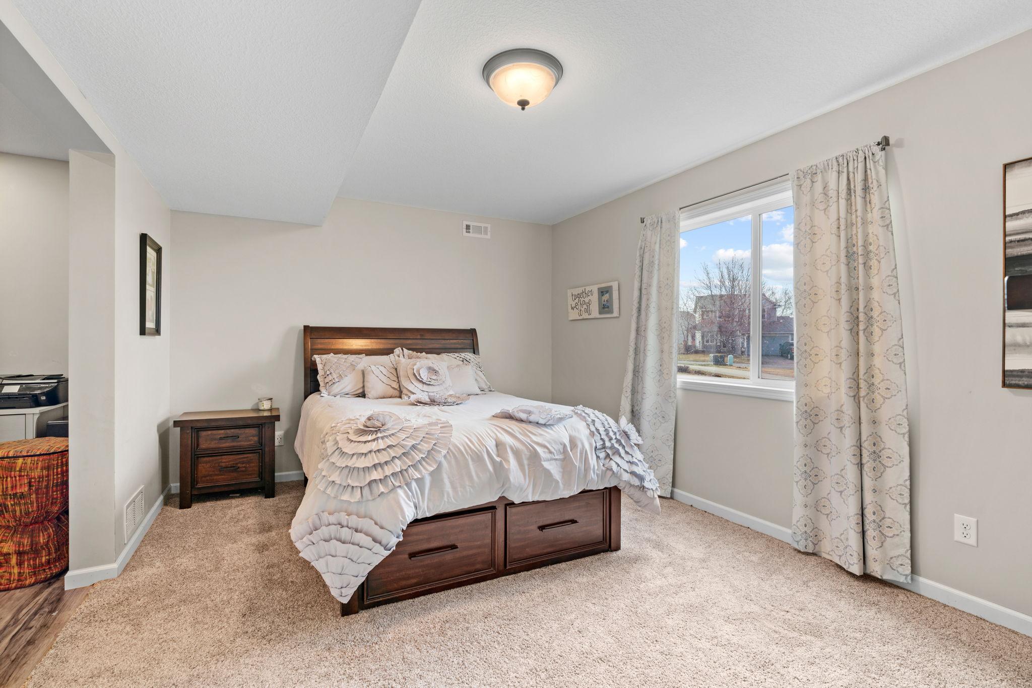 downstairs primary bedroom