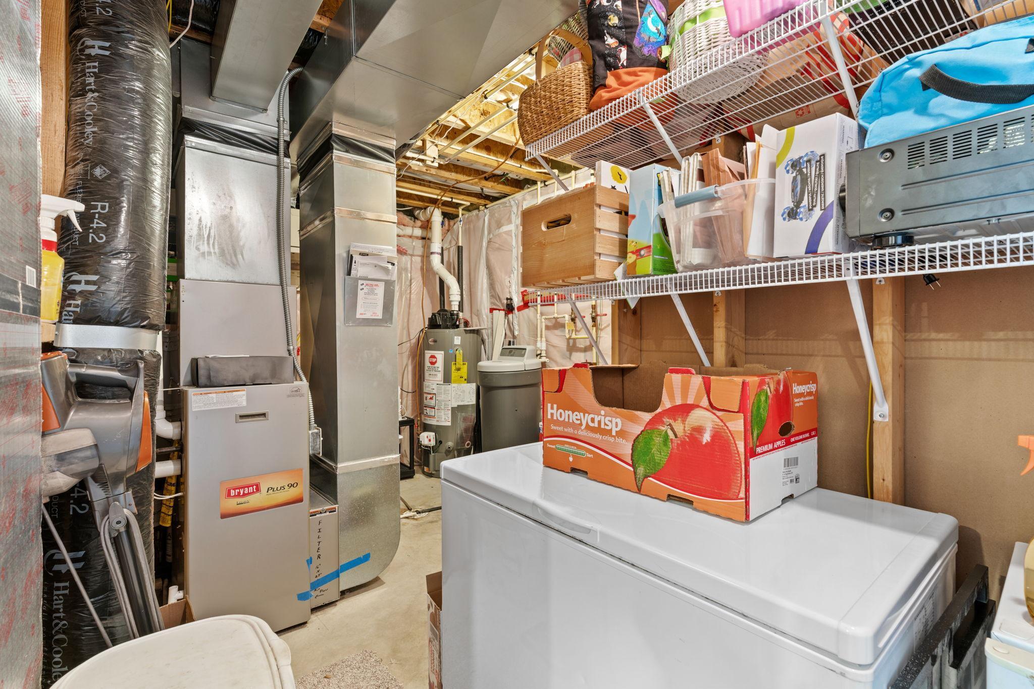 downstairs ultility/storage