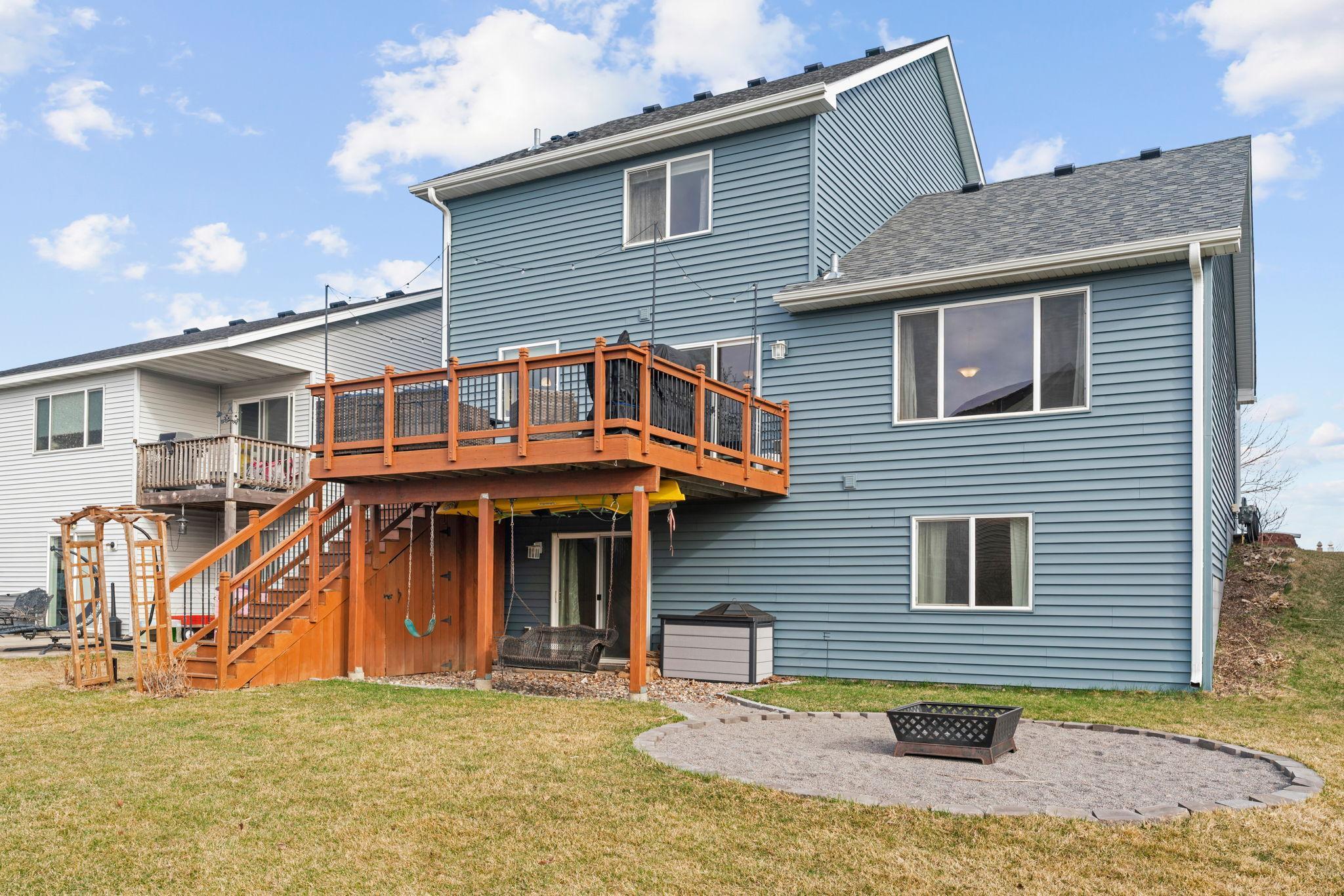 great backyard space for being outside