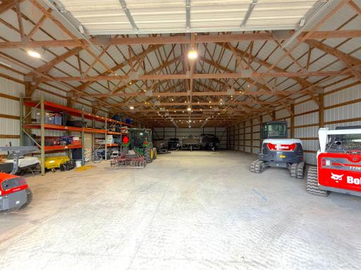 Offering excellent accessibility and a well-maintained, professional-grade feel with this machine shed.