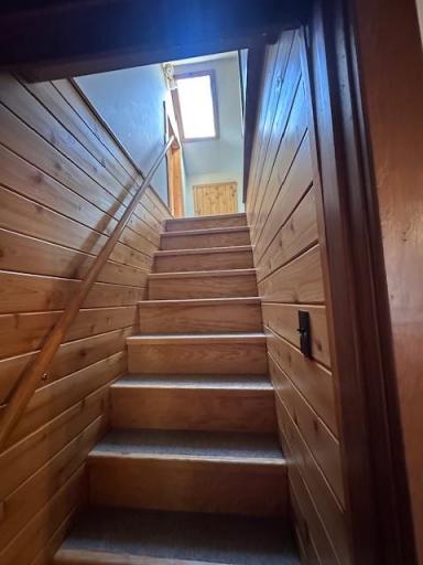 Stairs to upper level