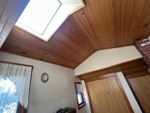 skylight in upper level bdrm