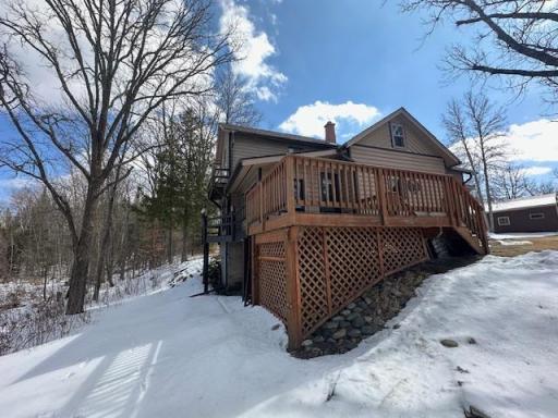 Nice size deck to enjoy the evening