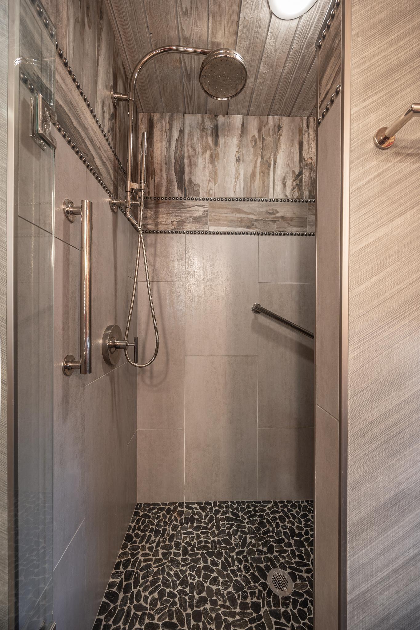 Custom walk-in shower