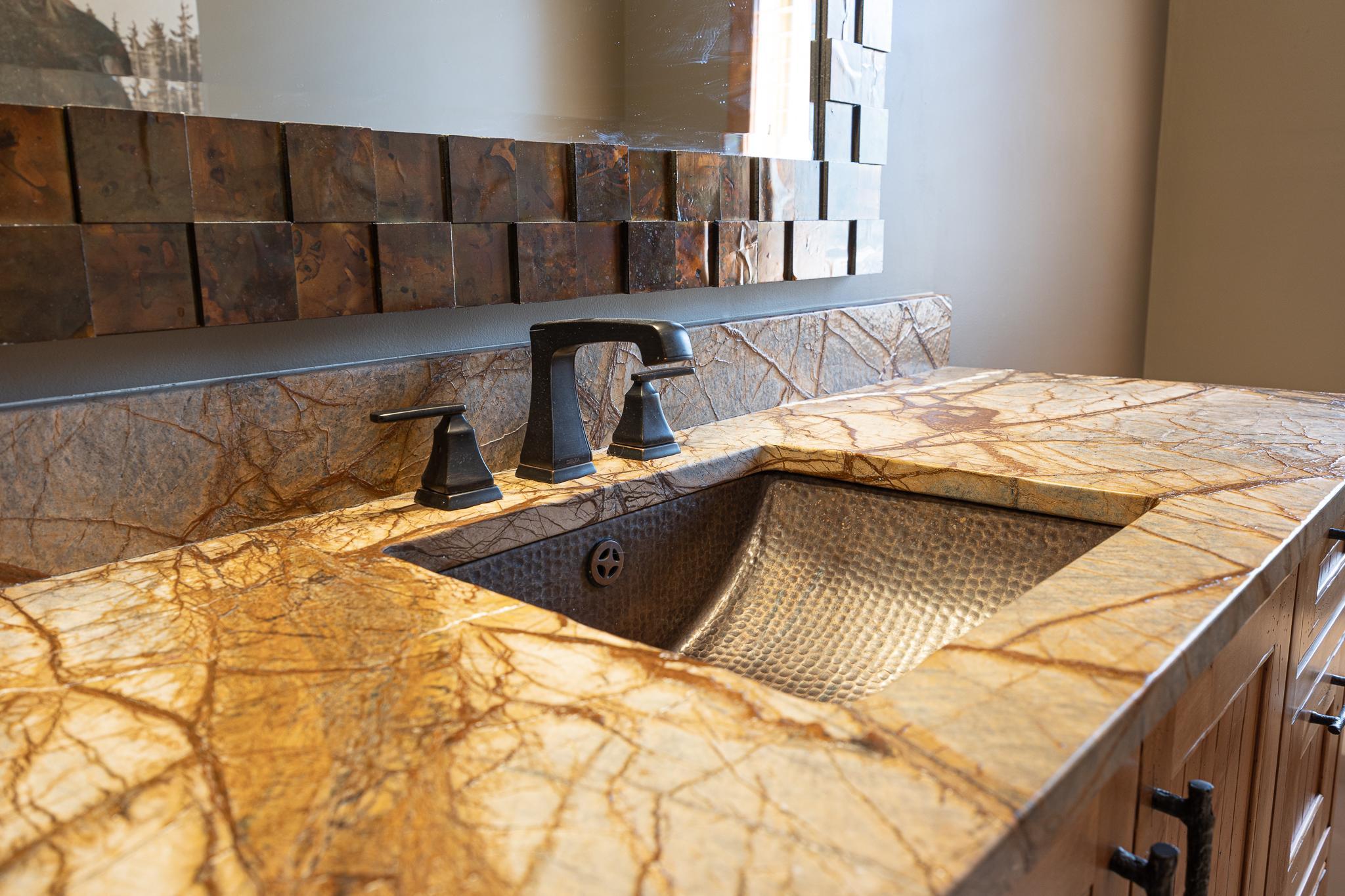 Beautiful stone accents
