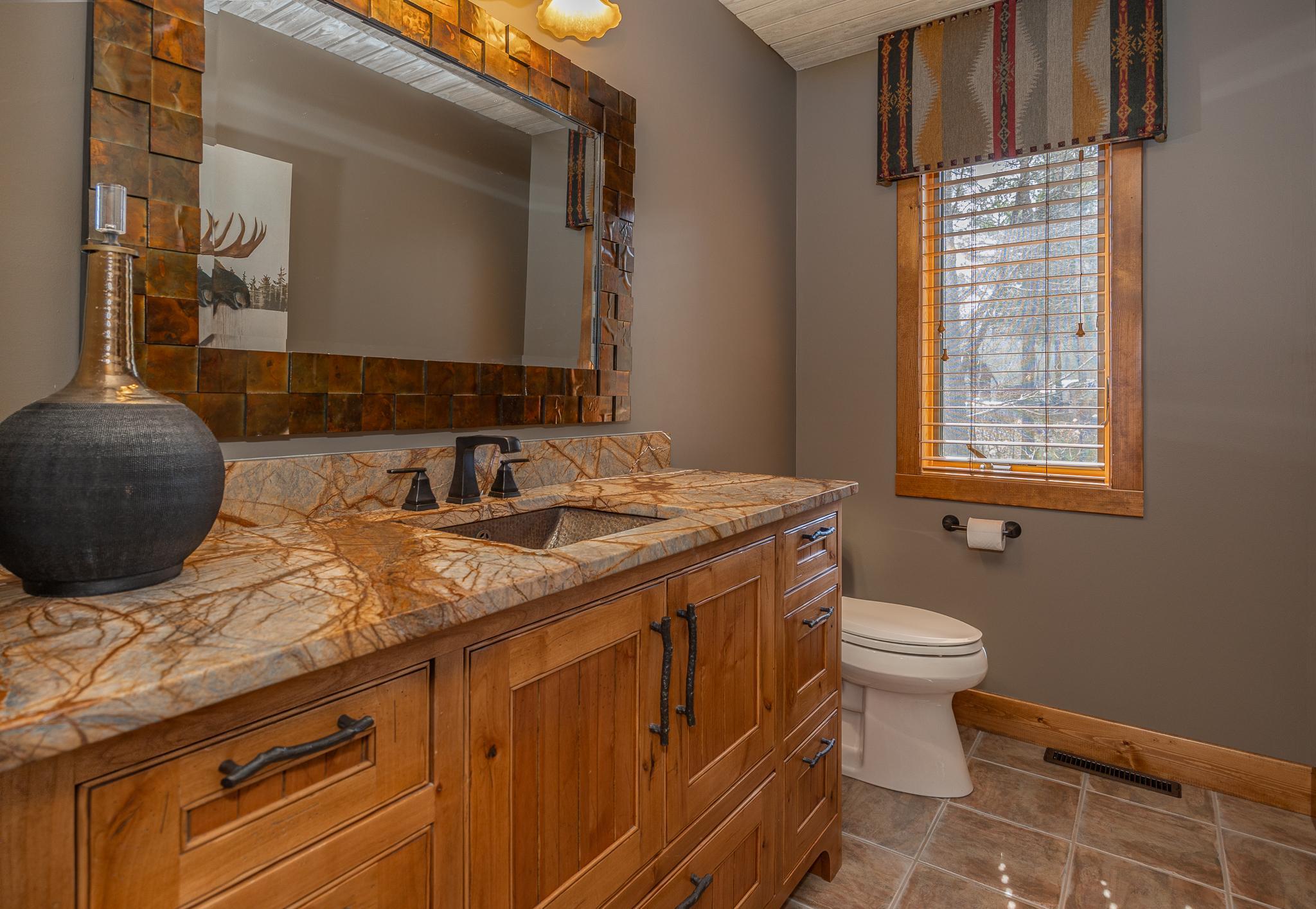 Main floor bathroom