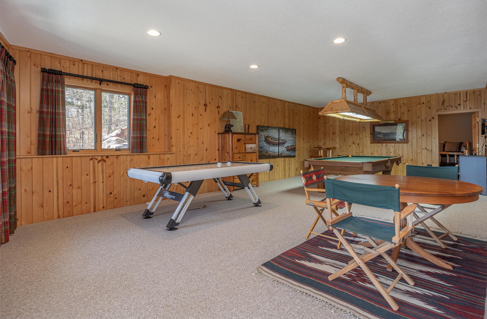 Additional views of lower level family room