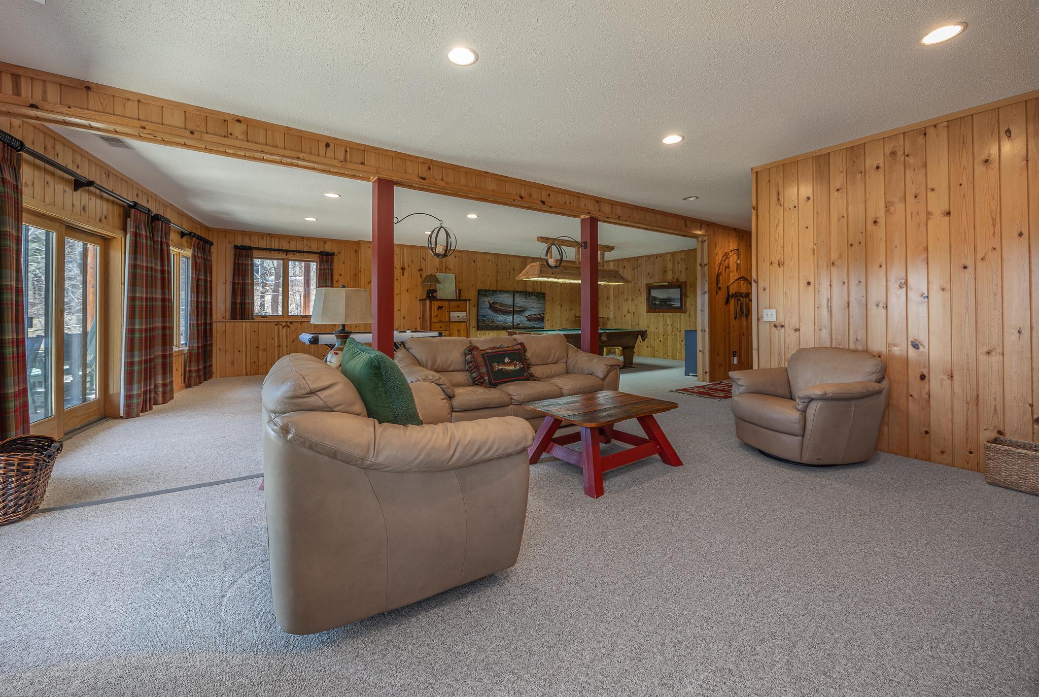 Additional lower level family room views